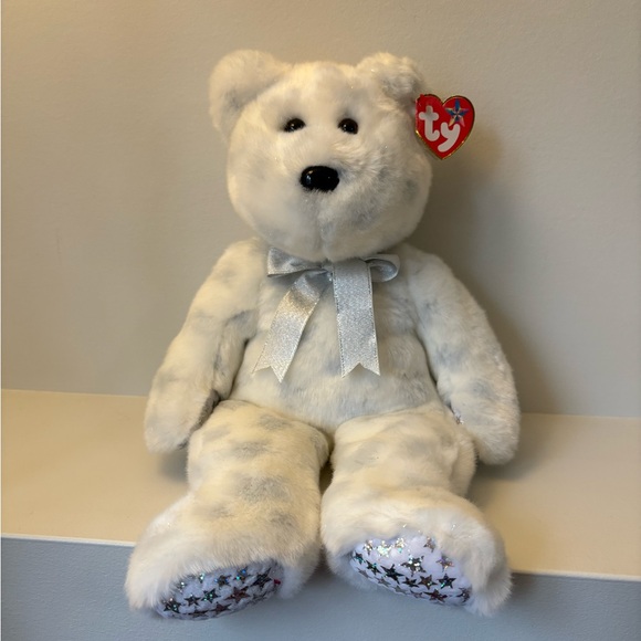 2 for $30 NWT Ty The Beginning Bear Beanie Buddy - Picture 1 of 4